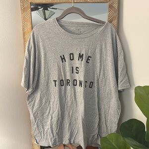 Gray 'Home is Toronto' T-Shirt